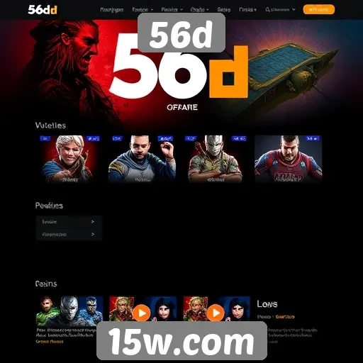 Acessibilidade no site 56d para jogadores